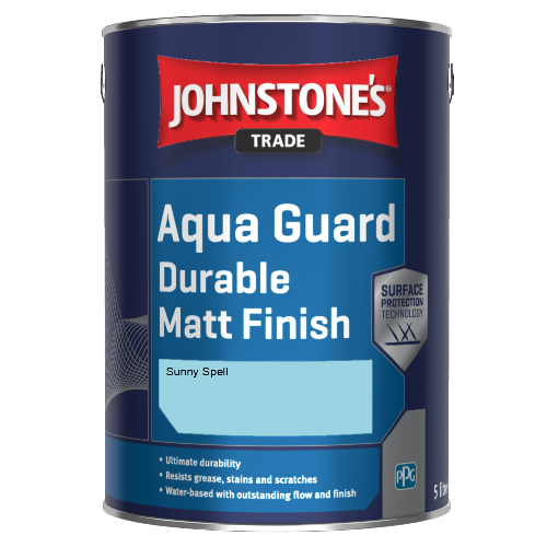 Johnstone's Aqua Guard Durable Matt Finish - Sunny Spell - 1ltr