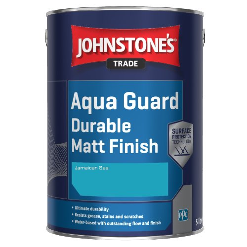 Johnstone's Aqua Guard Durable Matt Finish - Jamaican Sea - 1ltr