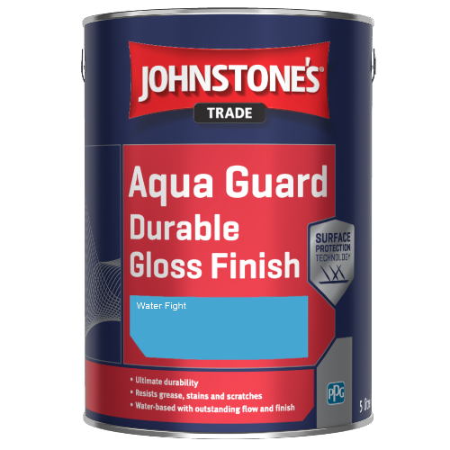 Johnstone's Aqua Guard Durable Gloss Finish - Water Fight - 1ltr