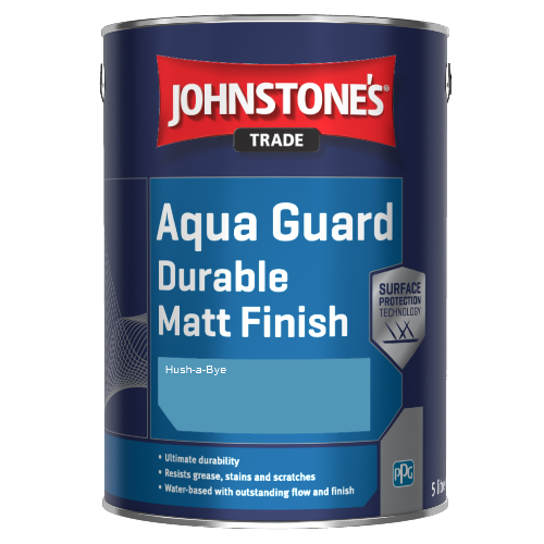 Johnstone's Aqua Guard Durable Matt Finish - Hush-a-Bye - 1ltr