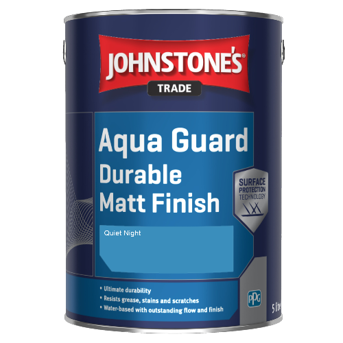 Johnstone's Aqua Guard Durable Matt Finish - Quiet Night - 1ltr