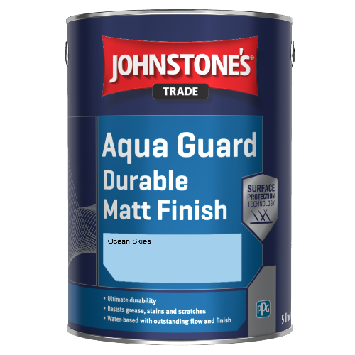 Johnstone's Aqua Guard Durable Matt Finish - Ocean Skies - 1ltr