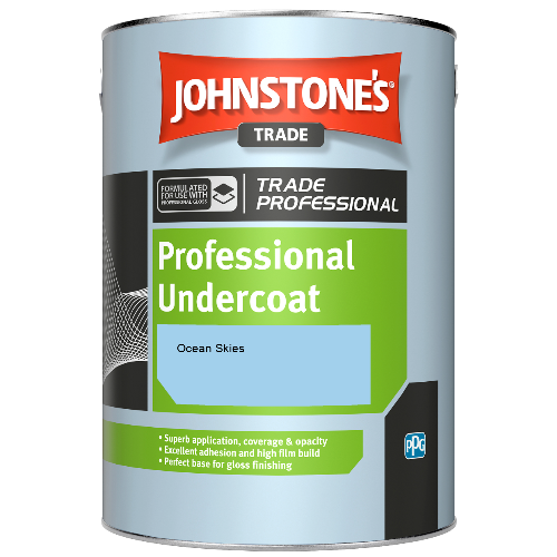Johnstone's Professional Undercoat spirit based paint - Ocean Skies - 2.5ltr