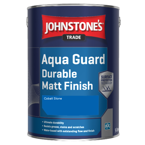 Johnstone's Aqua Guard Durable Matt Finish - Cobalt Stone - 1ltr