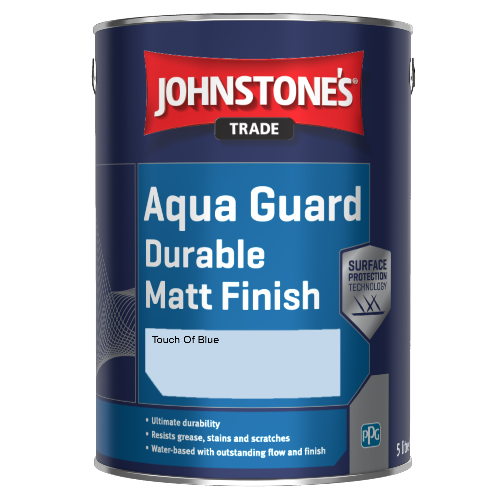 Johnstone's Aqua Guard Durable Matt Finish - Touch Of Blue - 1ltr