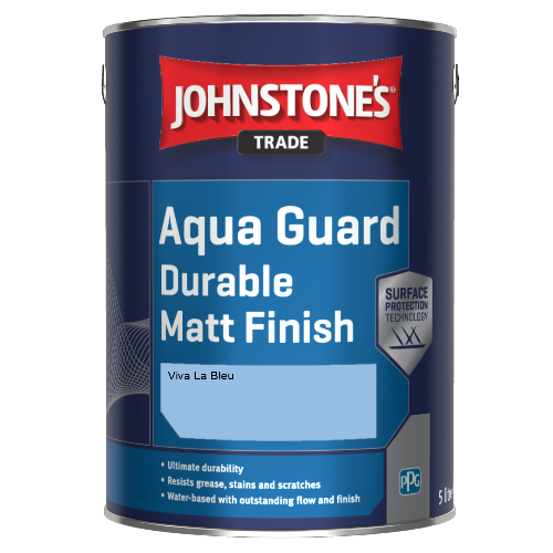 Johnstone's Aqua Guard Durable Matt Finish - Viva La Bleu - 1ltr