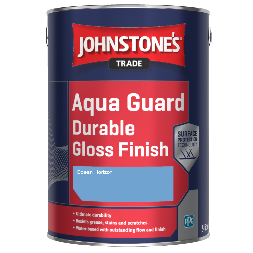 Johnstone's Aqua Guard Durable Gloss Finish - Ocean Horizon - 1ltr