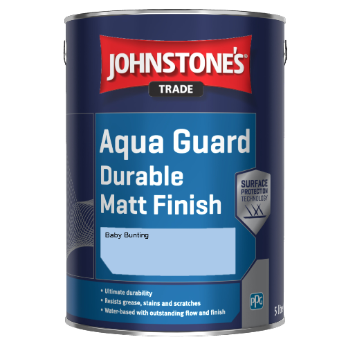 Johnstone's Aqua Guard Durable Matt Finish - Baby Bunting - 1ltr