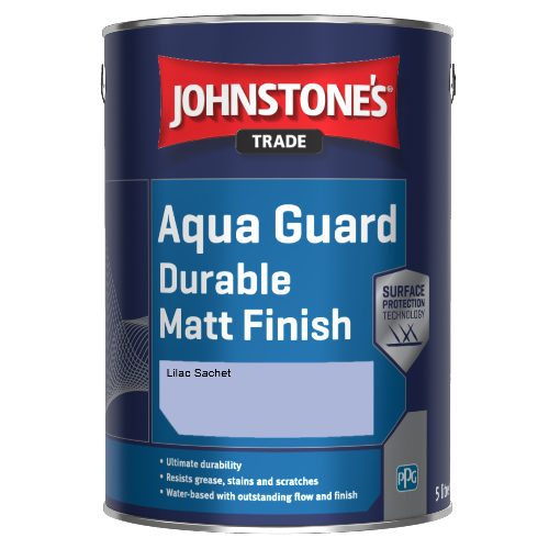 Johnstone's Aqua Guard Durable Matt Finish - Lilac Sachet - 1ltr