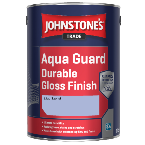 Johnstone's Aqua Guard Durable Gloss Finish - Lilac Sachet - 1ltr