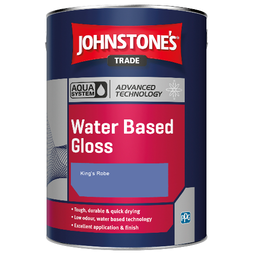 Johnstone's Aqua Water Based Gloss paint - King's Robe - 1ltr
