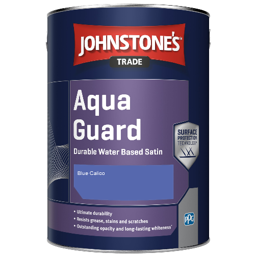 Aqua Guard Durable Water Based Satin - Blue Calico - 1ltr