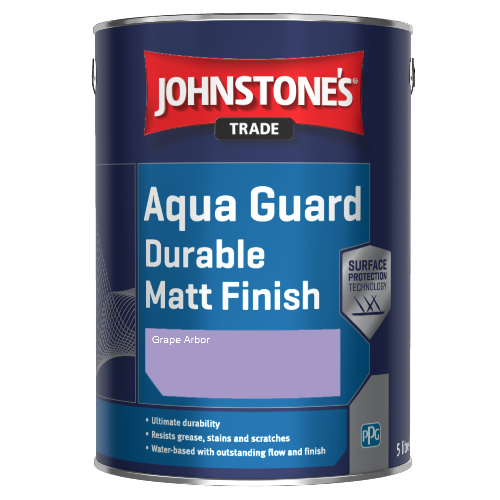 Johnstone's Aqua Guard Durable Matt Finish - Grape Arbor - 1ltr