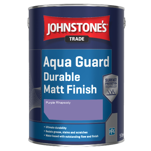 Johnstone's Aqua Guard Durable Matt Finish - Purple Rhapsody - 1ltr