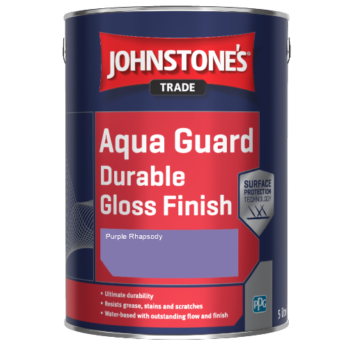 Johnstone's Aqua Guard Durable Gloss Finish - Purple Rhapsody - 1ltr