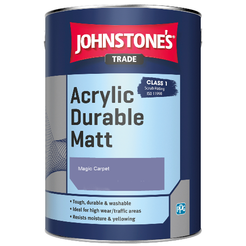 Johnstone's Trade Acrylic Durable Matt emulsion paint - Magic Carpet - 5ltr