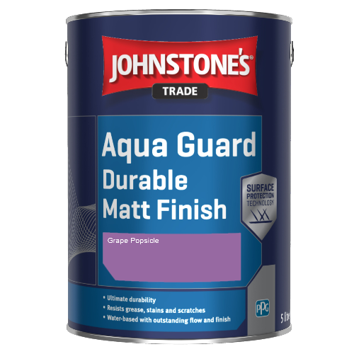 Johnstone's Aqua Guard Durable Matt Finish - Grape Popsicle - 2.5ltr