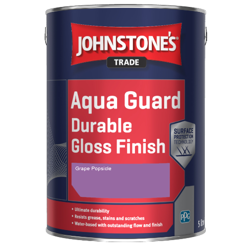 Johnstone's Aqua Guard Durable Gloss Finish - Grape Popsicle - 1ltr
