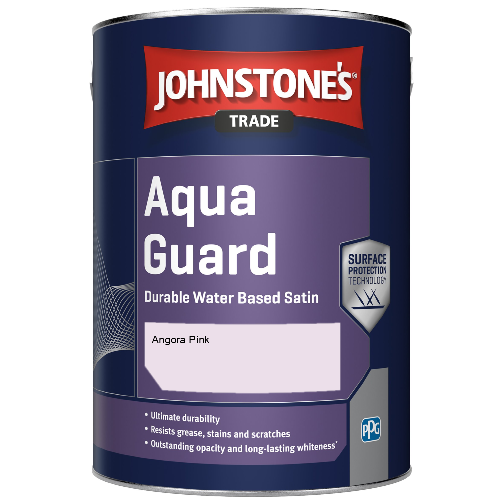 Aqua Guard Durable Water Based Satin - Angora Pink - 1ltr