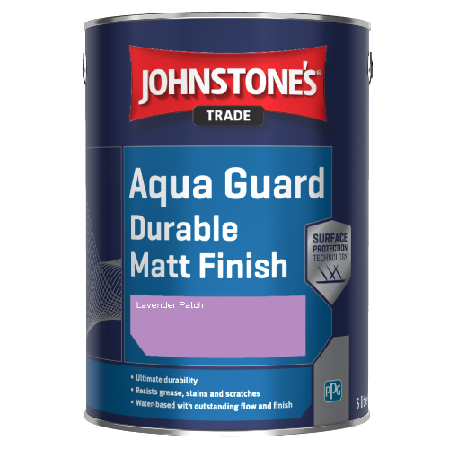 Johnstone's Aqua Guard Durable Matt Finish - Lavender Patch - 1ltr