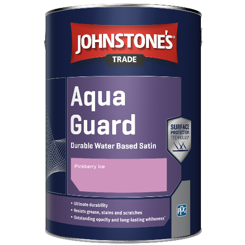Aqua Guard Durable Water Based Satin - Pinkberry Ice - 1ltr