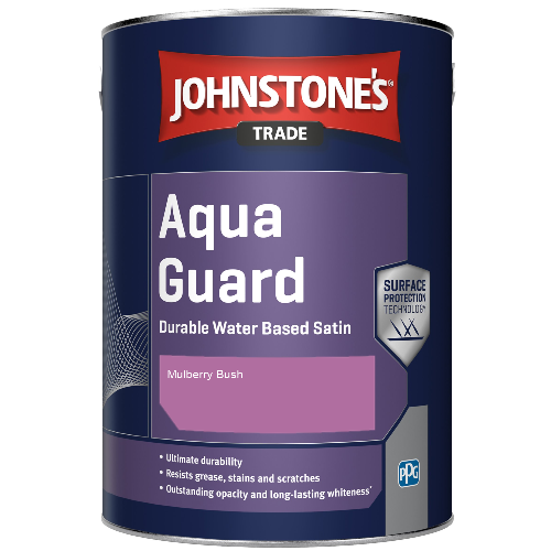 Aqua Guard Durable Water Based Satin - Mulberry Bush - 1ltr