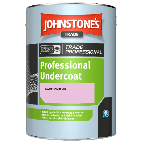 Johnstone's Professional Undercoat spirit based paint - Sweet Alyssum - 1ltr