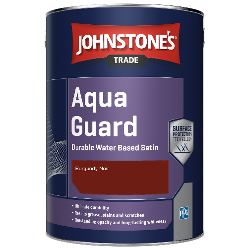 Aqua Guard Durable Water Based Satin - Burgundy Noir - 1ltr