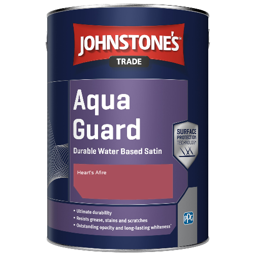 Aqua Guard Durable Water Based Satin - Heart's Afire - 1ltr