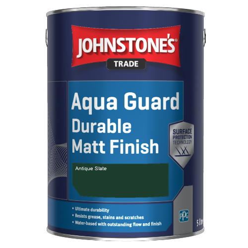Johnstone's Aqua Guard Durable Matt Finish - Antique Slate - 1ltr