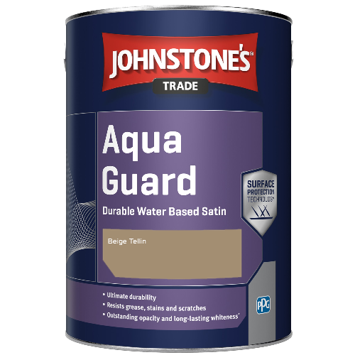 Aqua Guard Durable Water Based Satin - Beige Tellin - 5ltr