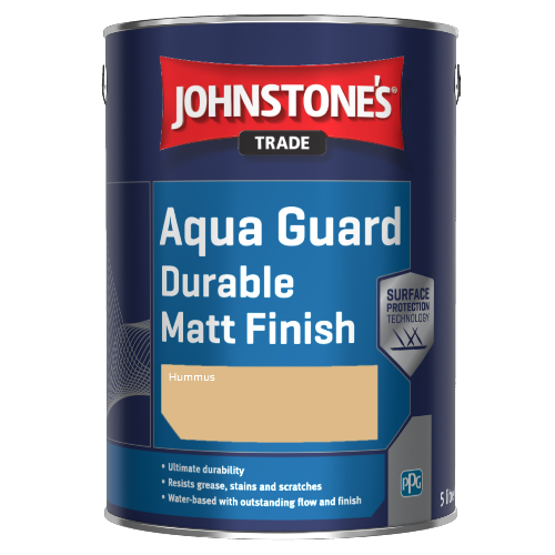 Johnstone's Aqua Guard Durable Matt Finish - Hummus - 1ltr