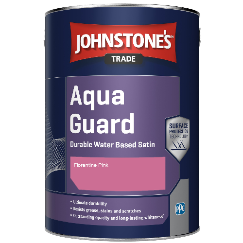 Aqua Guard Durable Water Based Satin - Florentine Pink - 1ltr