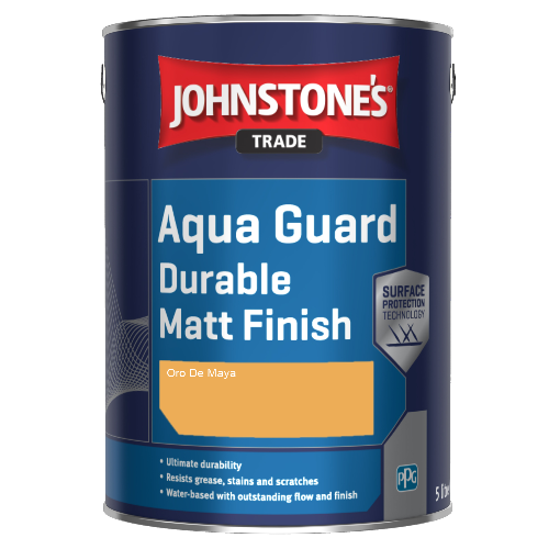 Johnstone's Aqua Guard Durable Matt Finish - Oro De Maya - 1ltr