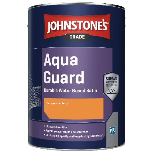 Aqua Guard Durable Water Based Satin - Tangerine Jelly - 1ltr