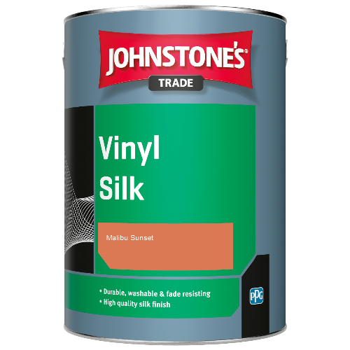 Johnstone's Trade Vinyl Silk emulsion paint - Malibu Sunset - 5ltr