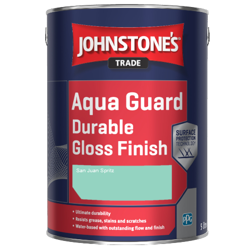 Johnstone's Aqua Guard Durable Gloss Finish - San Juan Spritz - 1ltr