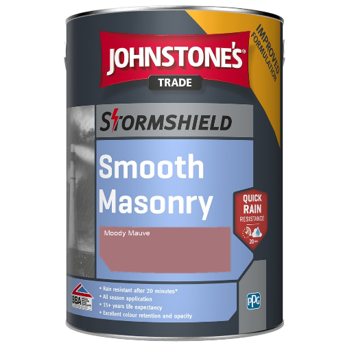 Johnstone's Stormshield Smooth Masonry - Moody Mauve - 5ltr