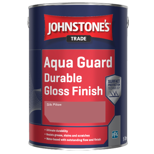 Johnstone's Aqua Guard Durable Gloss Finish - Silk Pillow - 2.5ltr